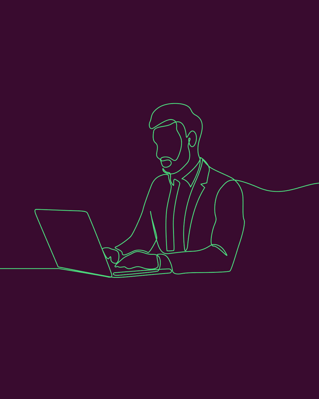 INTREAL Icon tippender Mann